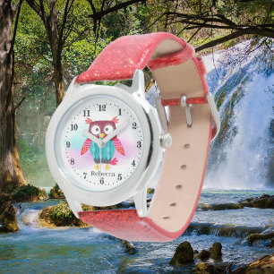 mignon amateur de hibou ajouter nom Montre