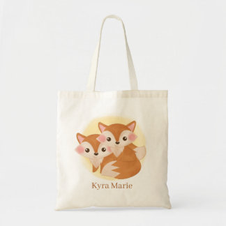 mignon amateur de renards ajouter nom Sac fourre-t