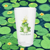 mignon amoureux de grenouille ajouter nom Verre