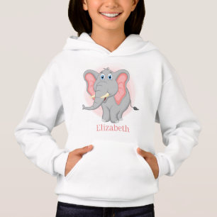 mignon amoureux d'éléphant ajouter nom Sweat - s
