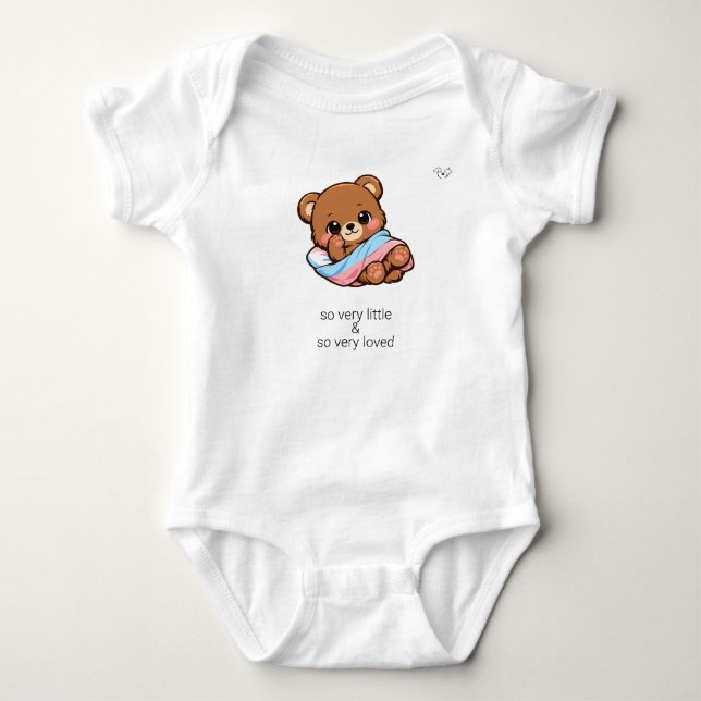 Mignon Body pour Bébé Ours en Teddy Chibi Tellemen (Devant)
