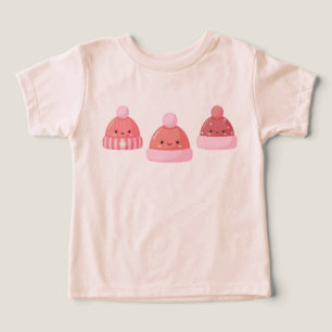 Mignon Bonnet Rose Kawaii Hiver Toutou Cartoon Sou