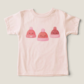 Mignon Bonnet Rose Kawaii Hiver Toutou Cartoon Sou