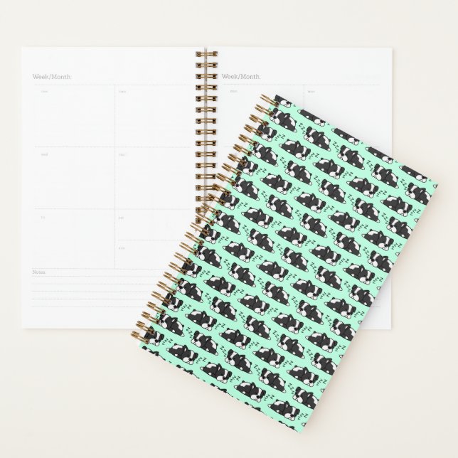 Mignon Boston Terrier ZZZ Cadeaux pour amateurs de (Devant avec enveloppe)