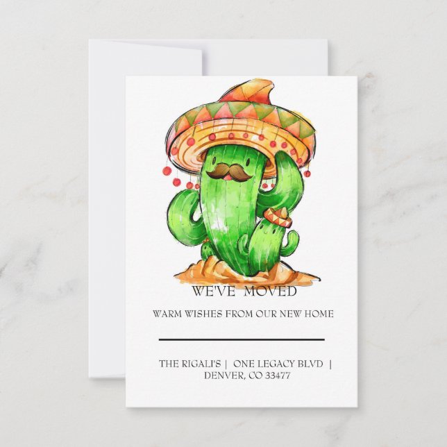 mignon Cactus déménagement à domicile (Devant)