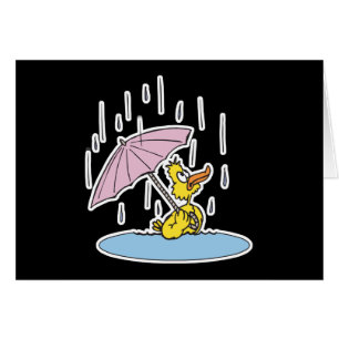 mignon canard avec parapluie