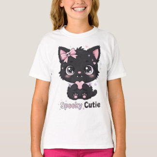 Mignon Chat Gothique Mignon T-Shirt - Kawaii