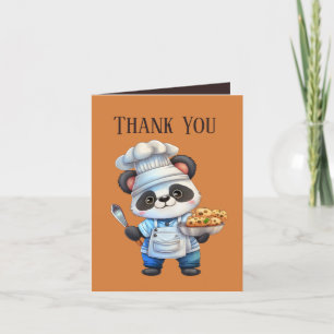 mignon Chef Cook Panda merci d'ajouter un texte