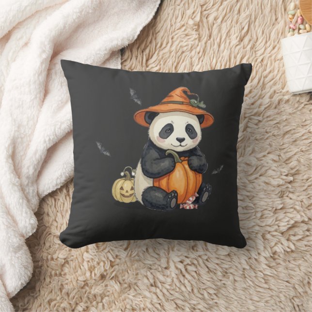 Mignon Coussin de Lancer de Citrouille de Panda Ha (Couverture)