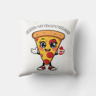 Mignon Coussin de Pizza Kawaii – Dessin Animé Ador