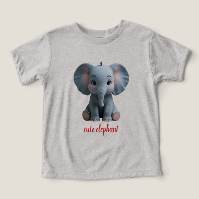 mignon éléphant de dessin animé (Design Recto)