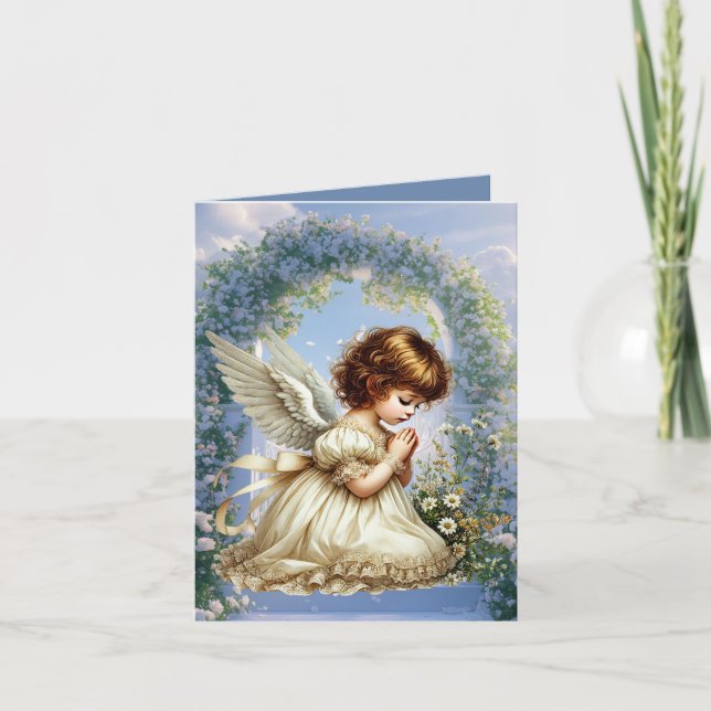 Mignon envoyé par l'ange du Ciel ajouter un messag (Devant)