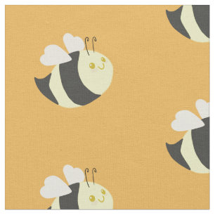 Mignon gaffez le tissu d'abeille