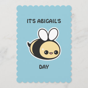 Mignon gaffez les invitations de fête