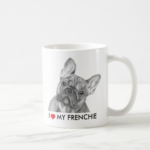 Mignon "j'aime ma tasse de bouledogue français de