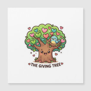 Mignon Kawaii L'Arbre Généreux Coeur Feuilles KiSt