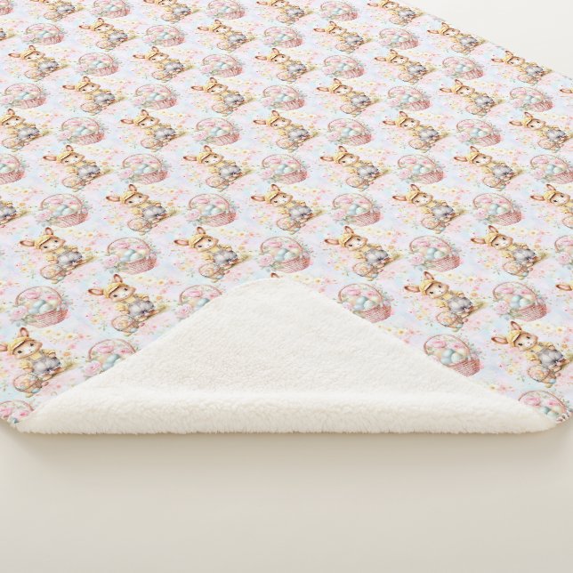 Mignon Lapin de Pâques Couverture Sherpa (3/4)