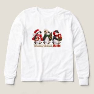 Mignon Manchot de Noël Trotte Ho Ho