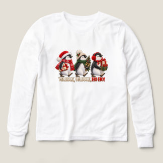 Mignon Manchot de Noël Trotte Ho Ho