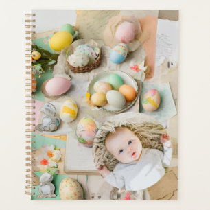 Mignon moderne collage de Pâques photo de scrapboo