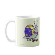 Mignon Mug à Café Escargot « Laissez Glisser » – P