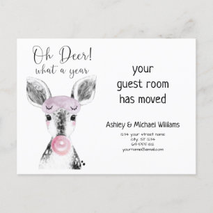 Mignon Oh Deer Quelle année de Faire-part en mouve
