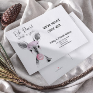 Mignon Oh Deer Quelle année de Faire-part en mouve