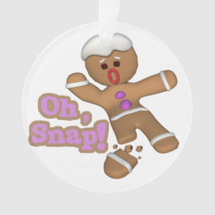 mignon oh, snap bonhomme en pain d'épice