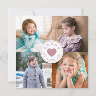 Mignon Papa We Love You Photo Collage