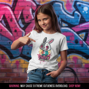 Mignon ? Pensez à nouveau T-Shirt Bunny Street Art