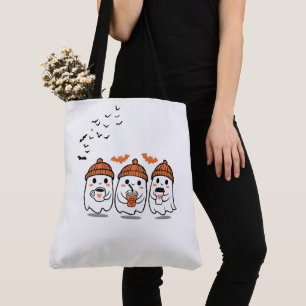 mignon petit fantômes sac fourre-tout pour hallowe