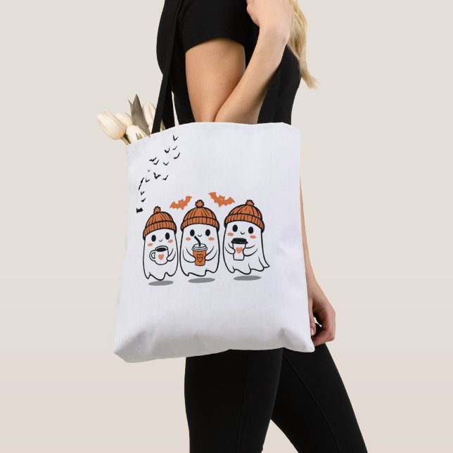 mignon petit fantômes sac fourre-tout pour hallowe (De près)