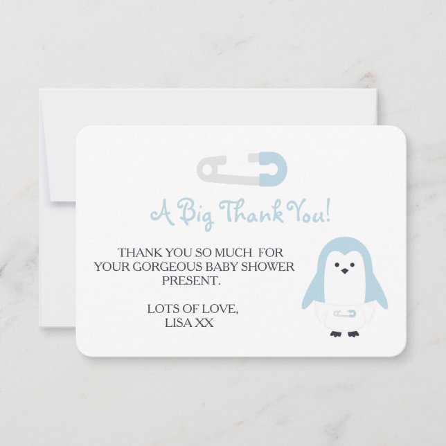 Mignon Petit Manchot Merci (Devant)