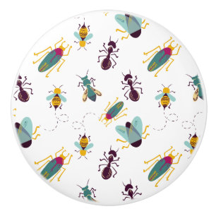 mignon petits insectes boutons de porte