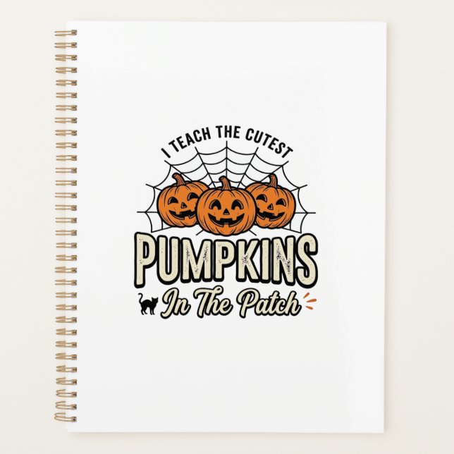 Mignon professeur de citrouille dessin Halloween_1 (Devant)