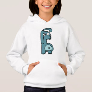 Mignon Pullover Chèvre de Dessin Animé Bleu pour F