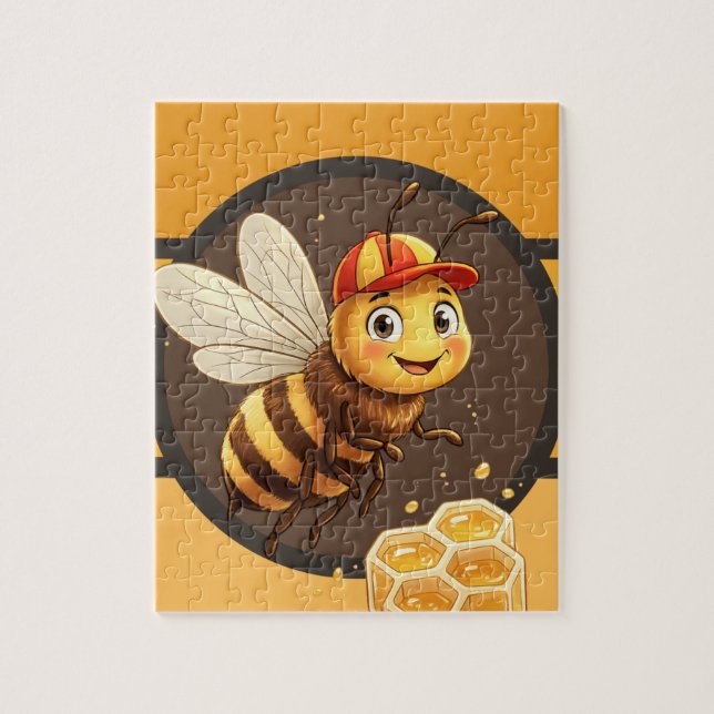Mignon Puzzle de l'Abeille à Bandes - Drôle pour l (Vertical)