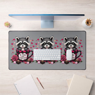 Mignon Raton laveur Saint-Valentin Buffalo Plaid E