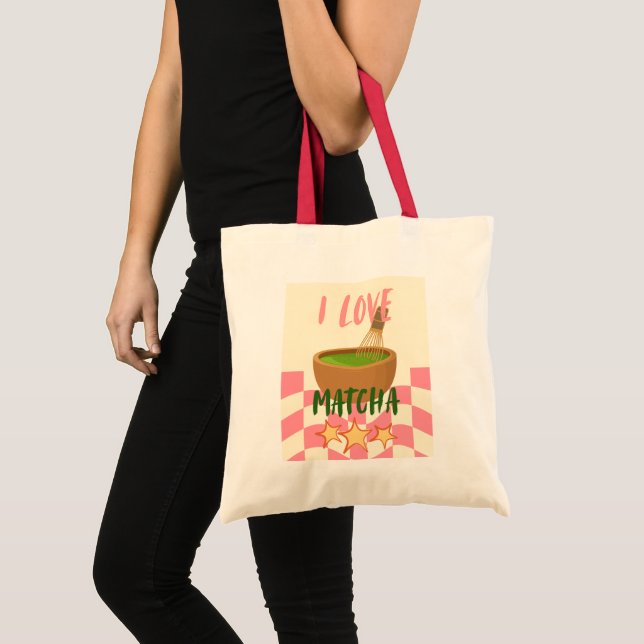 Mignon Sac Fourre-Tout Matcha J'adore | Thé Vert E (Devant (produit))