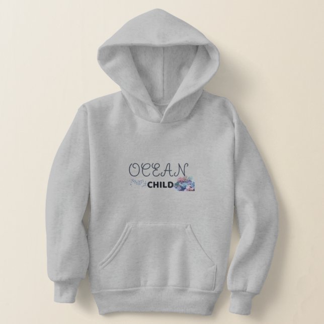 Mignon Sweat à Capuche Enfant Océan Veste de Plage (Poser)