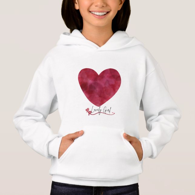 Mignon sweat à capuche pour enfant (Devant)