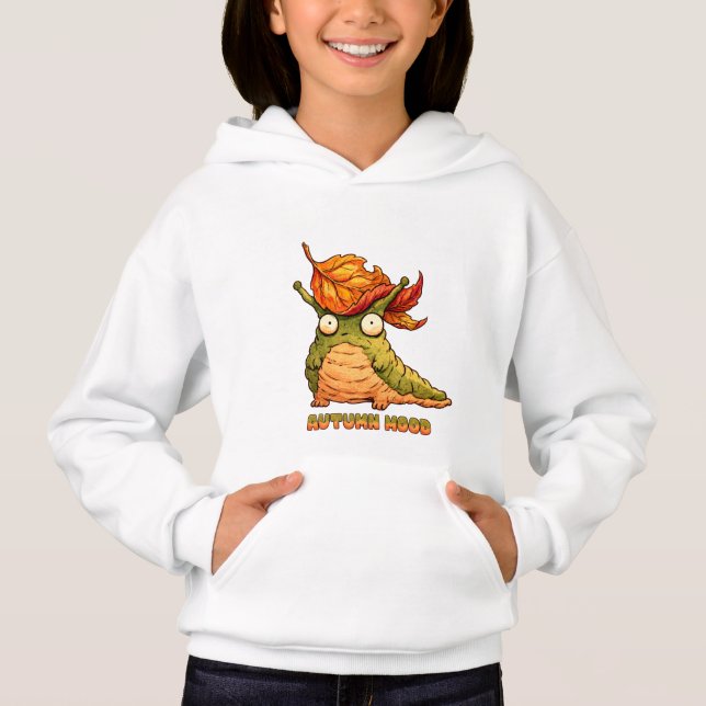 Mignon sweat-shirt à capuche pour l'automne avec u (Devant)