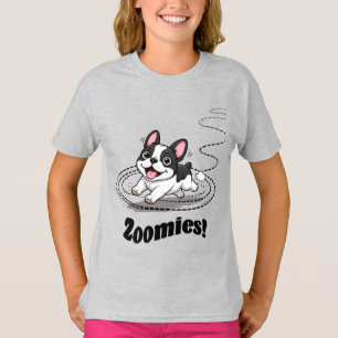 Mignon T-shirt Fille French Bulldog Drôle Zoomies