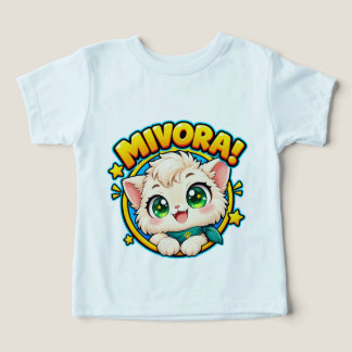 Mignon T-Shirt Mivora Anime Chat Enfant