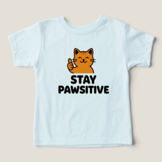 Mignon T-Shirt pour tout-petit avec un chat roux m