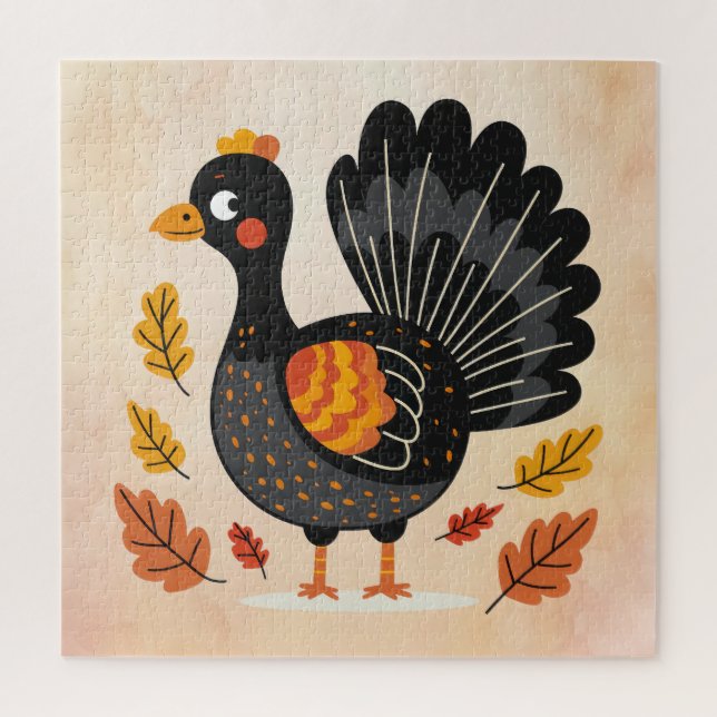 Mignon Turquie Thanksgiving Jigsaw Puzzle Puzzle (Vertical)