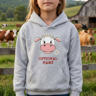 Mignon Veau de Dessin Animé Sweat à Capuche Pers