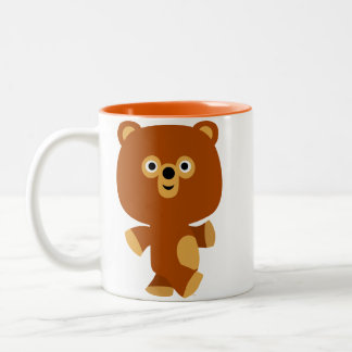 Mignonne Assertive Cartographie Ours Mug