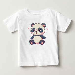 Mignonne bande dessinée style kawaii t-shirts pand