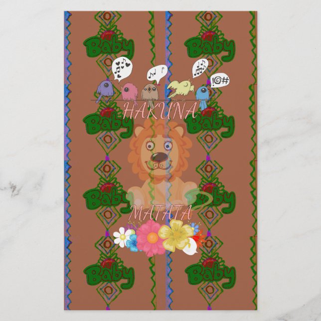 Mignonne Bébé Lion King : Hakuna Matata Design (Devant)